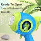 Игрушечный детский пистолет генерирующий пузыри DINO Bubble Gun синий (AUAU07)