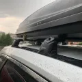 Как выглядит Багажник в штатные места Turtle AIR3 Premium для Nissan X-trail T32 Черный (MC03011-8690B) в салоне (на примере  ) – фото 2.