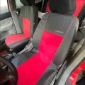 Фото 1: Відгуки про товар (на фото приклад встановлення на VOLKSWAGEN GOLF 1997-2003 IV). Колір: Червона вставка, чорні боки.