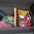Складаний органайзер Autovalom ProBag  у багажник авто, сумка-саквояж з екошкіри з чорною прошивкою, 50×32×32 см, на липучках отзывы фото 2
