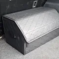 Складаний органайзер Autovalom ProBag  у багажник авто, сумка-саквояж з екошкіри з чорною прошивкою, 50×32×32 см, на липучках отзывы фото 3
