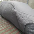 Фото 1: Чохол-тент для автомобіля HUNDAI i20 hatchback Autovalom M2 Hatchback (CC2508)  (на фото приклад встановлення на HYUNDAI I20). Колір: Сірий.