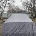 Фото 1: Відгуки про товар (на фото приклад встановлення на TOYOTA CAMRY). Колір: Сірий.