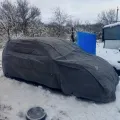 Фото 1: Відгуки про товар (на фото приклад встановлення на RENAULT SCENIC). Колір: Сірий.