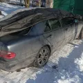 Як виглядає Чохол-тент для автомобіля Kegel для HYUNDAI i40 sedan Basic Garage XL Sedan (5-3964-241-3021) в салоні (на прикладі MERCEDES E KLASS) – фото 2.