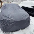 Як виглядає Чохол-тент для автомобіля для AUDI A6 (C5) sedan Autovalom XL Sedan (CC2503) в салоні (на прикладі TOYOTA CAMRY) – фото 2.