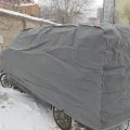 Фото 1: Чехол-тент для автомобиля OPEL Combo (B,C) Kegel-Blazusiak Mobile Garage L LAV (5-4136-248-3020) (на фото пример установки на NISSAN NV 200). Цвет: Серый.