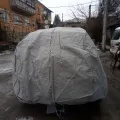 Фото 4 к отзыву на Чехол-тент для автомобиля Kegel для JEEP Patriot Basic Garage L SUV/Off Road (5-3968-241-3021) (покупатель установил на VOLKSWAGEN TIGUAN).