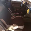 Фото 1: Відгуки про товар (на фото приклад встановлення на CHEVROLET LACETTI 2002-). Колір: Сіра вставка, чорні боки.