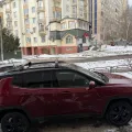 Фото 1:  (на фото пример установки на JEEP COMPASS 2016-). Цвет: Черный.