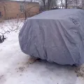 Як виглядає Чохол-тент для автомобіля LADA 2112 Autovalom L1 Hatchback/Combi (CC2509)   в салоні (на прикладі LADA 2112) – фото 2.