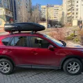 Фото 1:  (на фото пример установки на MAZDA CX-5 2012-2017). Цвет: Черный.