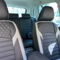Встановлений товар 5D Чохли на сидіння для TOYOTA RAV4 2013-2018 AUAU Fame чорні (на фото авто VOLKSWAGEN TIGUAN 2007-2015) – фото 3.