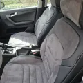 Фото 1: 5D Чохли на сидіння для AUDI A3 8P (2003-2012) Autovalom Flannel чорні з сірою вставкою (на фото приклад встановлення на AUDI A3 8P (2003-2012)). Колір: Сіра вставка, чорні боки.