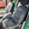 Авто чохли для Honda Jazz 2008–2015 Pok-ter Motive екошкіра з тканиною чорного кольору відгуки фото 1
