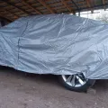 Фото 1: Чехол-тент для автомобиля для RENAULT Fluence sedan Autovalom L Sedan (CC2502) (на фото пример установки на RENAULT FLUENCE). Цвет: Серый.