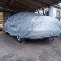 Установленный товар Чехол-тент для автомобиля для RENAULT Fluence sedan Autovalom L Sedan (CC2502) (на фото авто RENAULT FLUENCE) – фото 3.