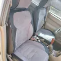 Как выглядит 5D Чехлы на сиденья для DAEWOO LANOS 1997-2017 Autovalom Flannel черные с серой вставкою в салоне (на примере TOYOTA COROLLA 1995-2002 E11) – фото 2.