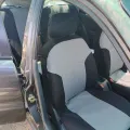 Фото 1: Авто чехлы для Daewoo Lanos 1997-2017 Autovalom Fashion серые (на фото пример установки на DAEWOO LANOS 1997-2017). Цвет: Серая вставка, черные бока.