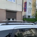 Встановлений товар Багажник на релінги для Nissan Qashqai 2008-2013 Autovalom 5703 Чорний (на фото авто NISSAN QASHQAI 2006-2013) – фото 3.