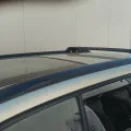 Багажник на рейлінги Turtle AIR 1 Dacia Logan MCV 2007-2012 Чорний відгуки фото 3