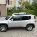 Фото 1: Багажник на рейлінги Turtle AIR 1 Dacia Logan MCV 2007-2012 Чорний (на фото приклад встановлення на JEEP RENEGADE 2014-). Колір: Срібний.
