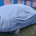 Фото 1: Чохол-тент для автомобіля DAEWOO  Lanos sedan Autovalom M Sedan (CC2501) (на фото приклад встановлення на DAEWOO SENS). Колір: Сірий.