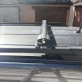 Встановлений товар Багажник на рейлінги Turtle AIR 1 Dacia Logan MCV 2007-2012 Чорний (на фото авто DODGE JOURNEY 2008-2020) – фото 3.