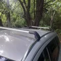 Як виглядає Поперечки на інтегровані релінги для AUDI A4 2007-2015 B8 AUAU LD-5911 Сріблястий в салоні (на прикладі OPEL ASTRA 2004-2010 (H)) – фото 2.