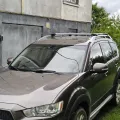 Фото 1: Відгуки про товар (на фото приклад встановлення на MITSUBISHI OUTLANDER 2006-2012). Колір: Срібний.