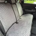 Як виглядає Накидки чохли на сидіння для CHERY E5 2011-2016 AUAU Polosso бежеві в салоні (на прикладі KIA NIRO 2016-) – фото 2.