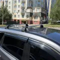 Как выглядит Автобагажник в штатные места Turtle AIR 3 Mazda CX-5 2011-2016 Чорний в салоне (на примере NISSAN X-TRAIL 2014-2021 (T32)) – фото 2.