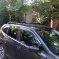Встановлений товар Багажник на релінги для Citroen C4 Grand Picasso 2007-2013 Autovalom 5703 Сріблястий (на фото авто SUBARU FORESTER 2018-) – фото 3.