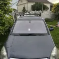 Установленный товар Багажник на рейлинги Turtle AIR 2 Audi A6 2011+ Серебристый (на фото авто OPEL ZAFIRA 2005-2011 (B)) – фото 3.