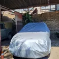 Як виглядає Чохол-тент для автомобіля для SUZUKI Sx4 hatchback/kombi Autovalom L1 Hatchback/Combi (CC2509)   в салоні (на прикладі DACIA SANDERO STEPWAY) – фото 2.