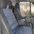 Авточохли з автотканини для Ford Transit 2012- Pok-ter VIP 1+2 з синьою вставкою отзывы фото 1