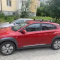 Фото 1: Поперечки на інтегровані релінги для SEAT EXEO 2008-2013 AUAU LD-5911 Сріблястий (на фото приклад встановлення на HYUNDAI KONA 2017-). Колір: Срібний.