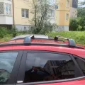 Як виглядає Поперечки на інтегровані релінги для SEAT EXEO 2008-2013 AUAU LD-5911 Сріблястий в салоні (на прикладі HYUNDAI KONA 2017-) – фото 2.