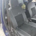 Чохли на передні сидіння для Skoda Roomster 2006-2015 Pok-ter еко шкіра з алькантарою Exclusive червоні відгуки фото 2
