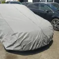 Фото 1: Чехол-тент для автомобиля Kegel для HONDA Accord sedan Basic Garage L Sedan (5-3963-241-3021) (на фото пример установки на SKODA OCTAVIA). Цвет: Серый.