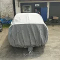 Установленный товар Чехол-тент для автомобиля Kegel для HONDA Accord sedan Basic Garage L Sedan (5-3963-241-3021) (на фото авто SKODA OCTAVIA) – фото 3.