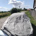 Фото 1: Чохол-тент для автомобіля ROVER 25 hatchback Kegel-Blazusiak Basic Garage M2 Hatchback (5-3955-241-3021) (на фото приклад встановлення на ZAZ СЛАВУТА). Колір: Сірий.