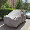 Установленный товар Чехол-тент для автомобиля DACIA Lodgy Kegel-Blazusiak Mobile Garage L Minivan (5-4132-248-3020) (на фото авто УНИВЕРСАЛЬНЫЙ ) – фото 3.