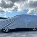 Як виглядає Чохол-тент для автомобіля GREAT WALL Hover/Hover H5/Haval H5/X240 Autovalom XL SUV (CC2505) в салоні (на прикладі TOYOTA LAND CRUISER) – фото 2.