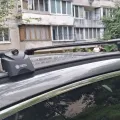 Фото 1: Багажник на рейлинги Turtle AIR 2 Seat Altea XL 2006+ Серебристый (на фото пример установки на FORD ESCAPE 2019-). Цвет: Черный.