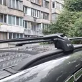 Как выглядит Багажник на рейлинги Turtle AIR 2 Seat Altea XL 2006+ Серебристый в салоне (на примере FORD ESCAPE 2019-) – фото 2.