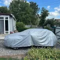 Фото 1: Відгуки про товар (на фото приклад встановлення на MAZDA CX-3). Колір: Сірий.
