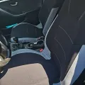 Фото 1: Авто чохли для FORD KA 2008-2016 AUAU eX-Line з сірою вставкою (на фото приклад встановлення на HYUNDAI I30 2011-2018). Колір: Сіра вставка, чорні боки.