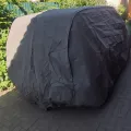 Фото 1: Чехол-тент для автомобиля DACIA Lodgy Kegel-Blazusiak Mobile Garage L Minivan (5-4132-248-3020) (на фото пример установки на KIA SOUL). Цвет: Серый.