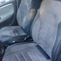 Фото 1: 5D Чохли на сидіння для FORD FOCUS 2011—2018 Autovalom Flannel з бежевою вставкою (на фото приклад встановлення на FIAT PUNTO 1999—2012). Колір: Сіра вставка, чорні боки.